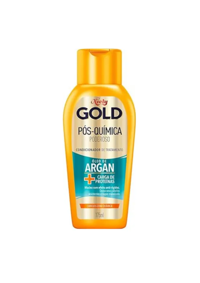 Condicionador Pós Quimica Óleo De Argan 175ml - Niely Gold