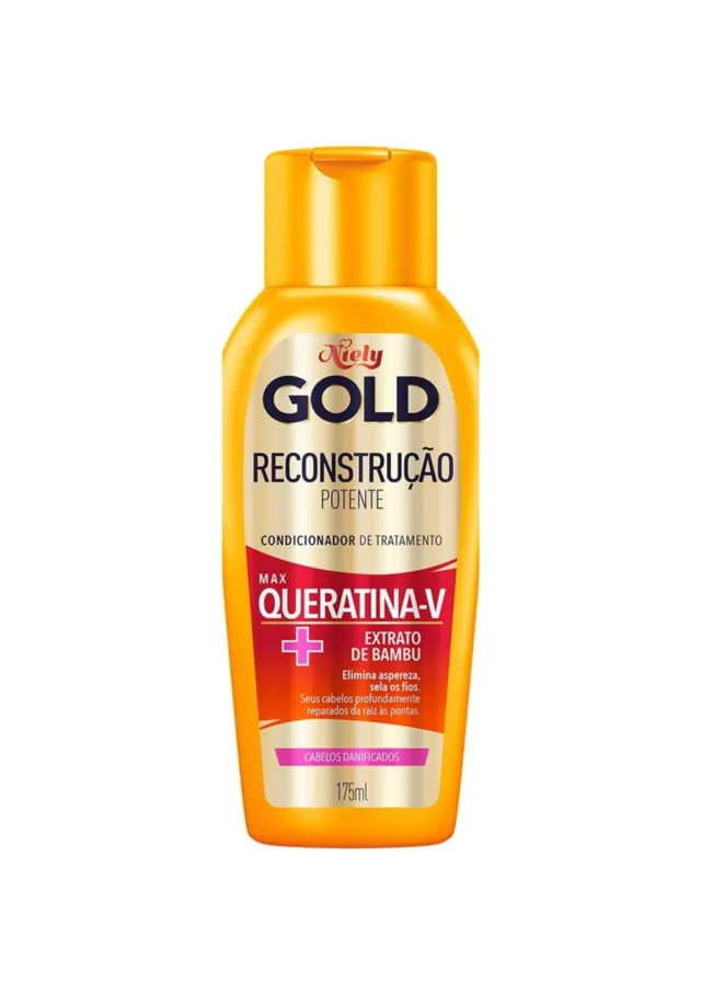 Condicionador Reconstrução Queratina 175ml - Niely Gold