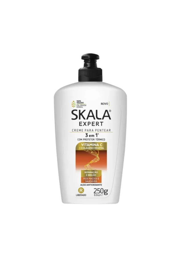 Creme Para Pentear 3 Em 1 Vitamina C 250g - Skala