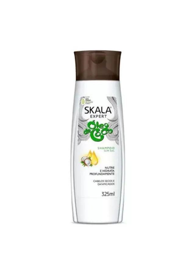 Shampoo Óleo De Coco Cabelos Secos E Danificados 325ml - Skala