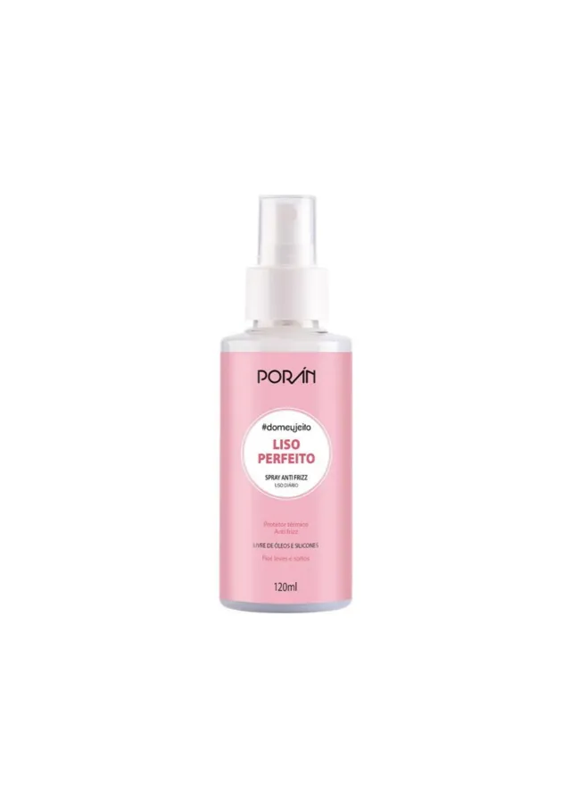 Liso Perfeito Spray Anti Frizz 120ml - Porán