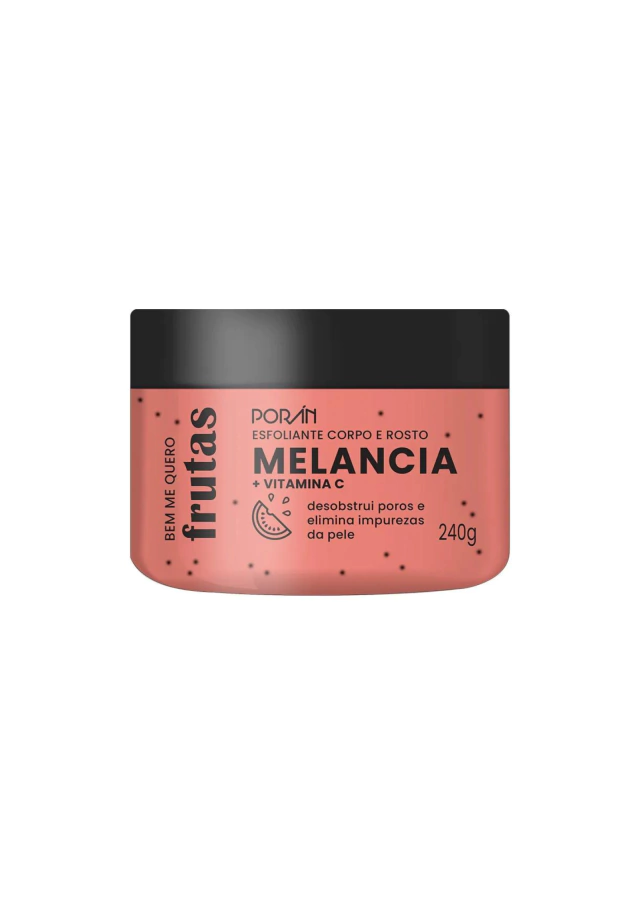 Esfoliante Melancia Corpo e Rosto 240g - Porán
