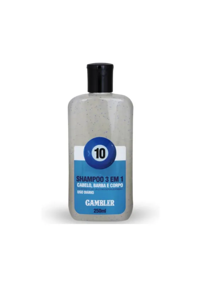Shampoo Gambler Bola 10 Uso Diário 3 em 1 250ml - Left