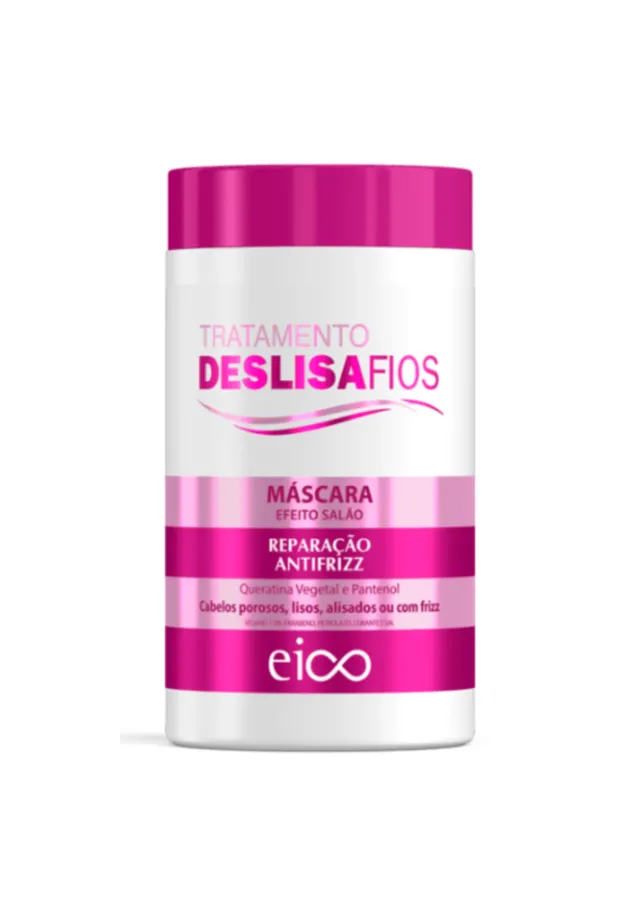 Máscara Reparação Antifrizz Deslisa Fios 1kg - Eico