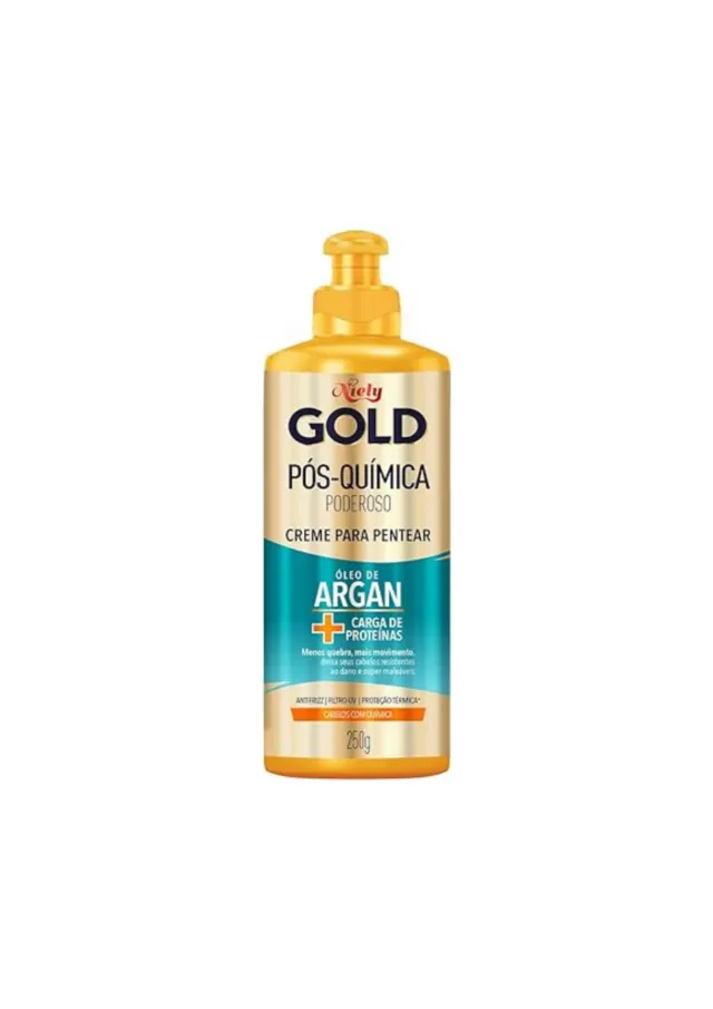 Creme Para Pentear Pós Química 280g - Niely Gold