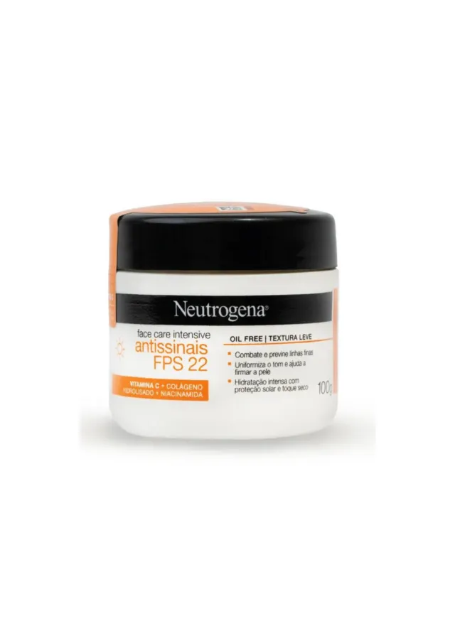 Hidratante Facial Face Care Intensive Antissinais FPS 22 100g - Neutrogena
