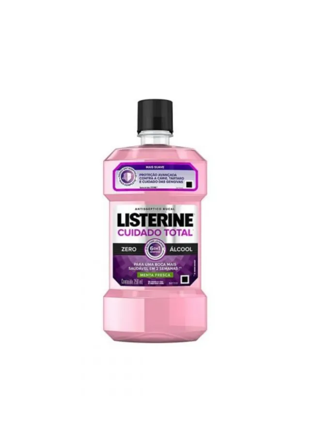 Antisséptico Bucal Cuidado Total Zero Álcool 250ml - Listerine