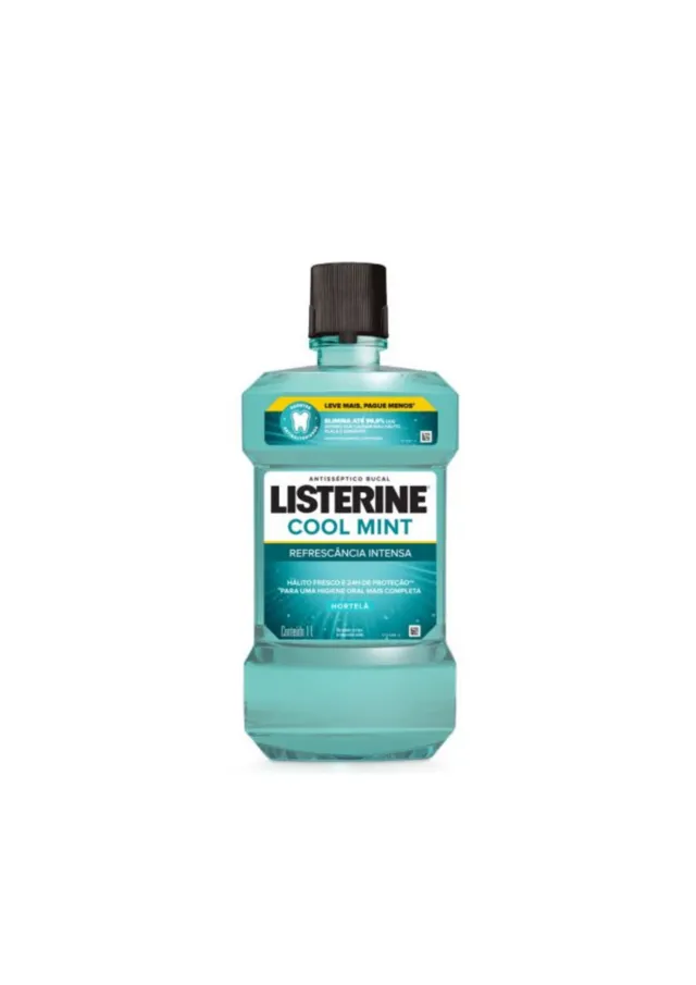 Antisséptico Bucal Cool Mint Refrescância Intensa 1l - Listerine