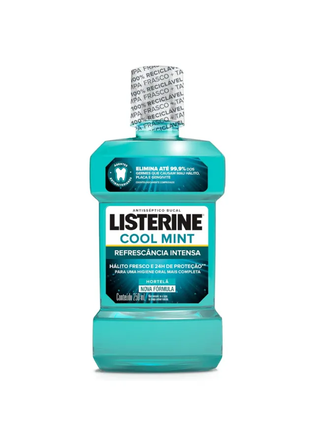 Enxaguante Antisséptico Bucal Cool Mint 250ml - Listerine