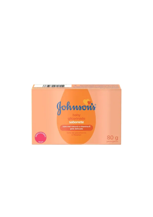 Sabonete Barra Glicerinado 80g - Johnson's Baby
