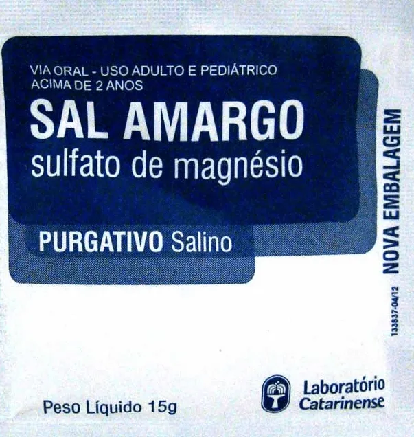 Sal Amargo Catarinense Pó com 15G