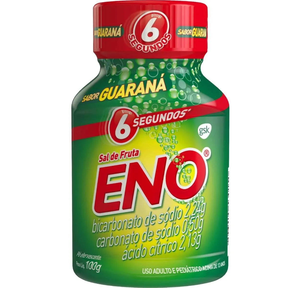 Sal De Fruta Eno Sabor Guaraná 100G