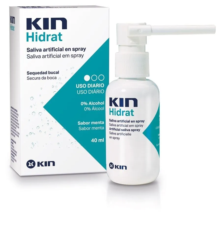 Saliva Aritificial em Spray Kin Hidrat 40ml Kin