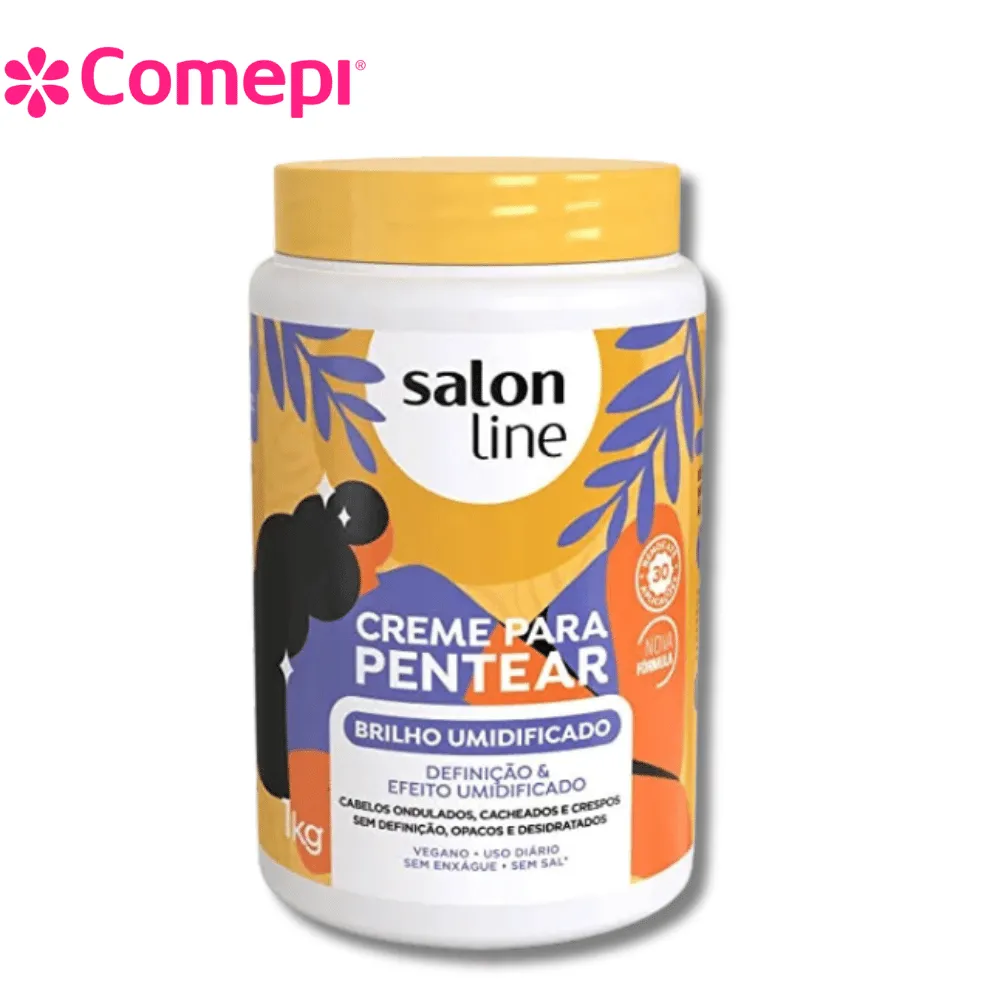 Salon Line Brilho Umidificado Pentear 1KG