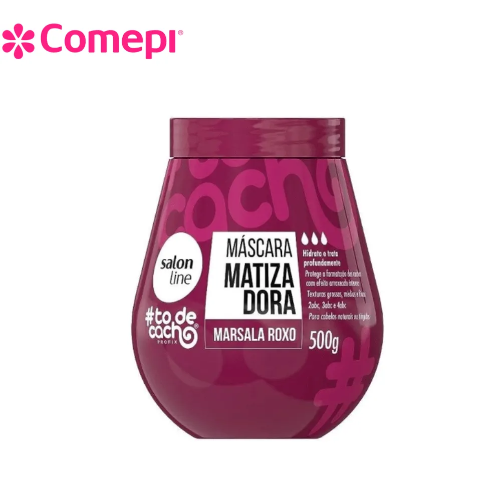 Salon Line Todecacho Masc Matiz Marsala 500g