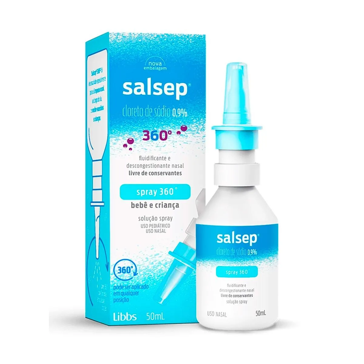 Salsep 360 Solução Nasal 50 ML