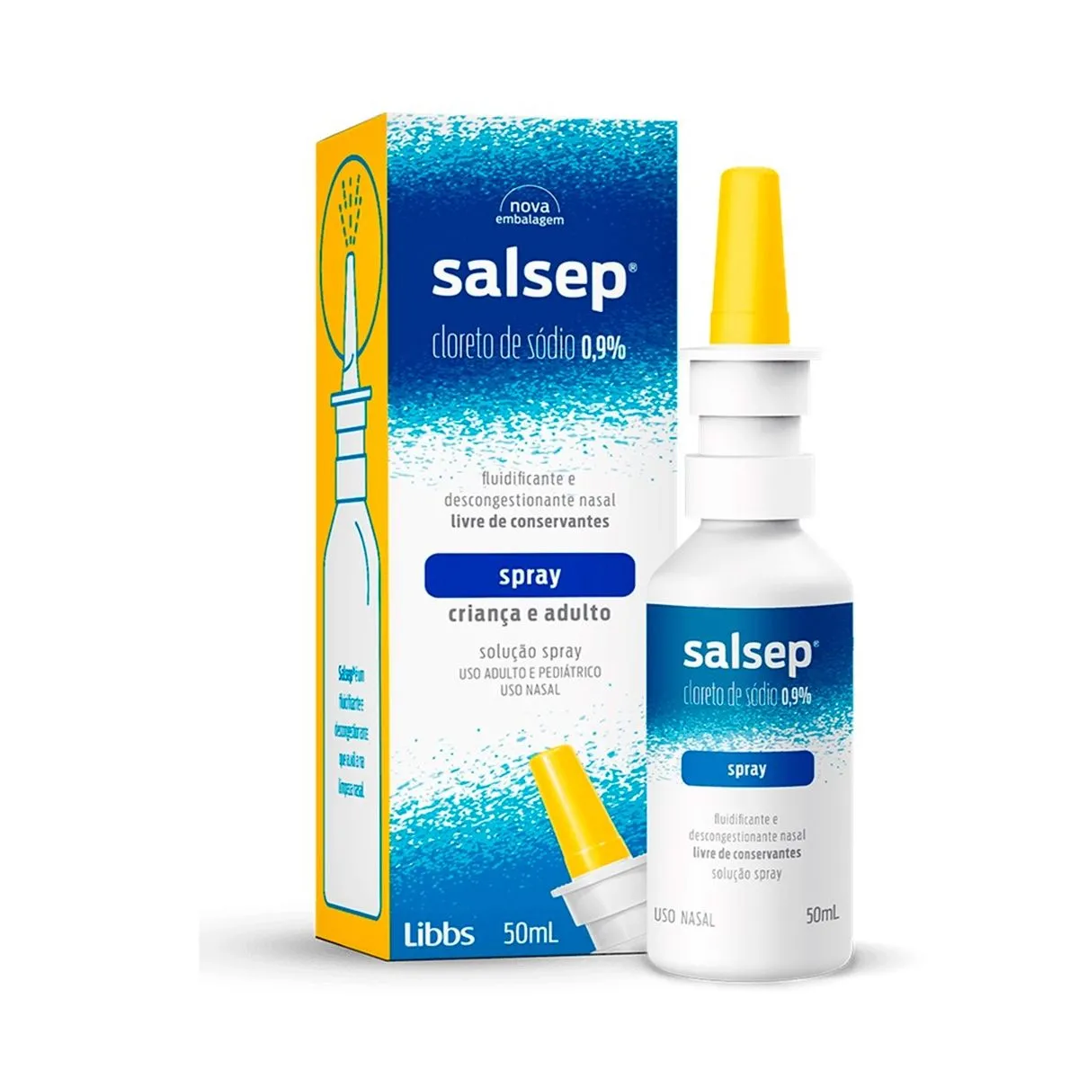 Salsep Solução Nasal 50Ml
