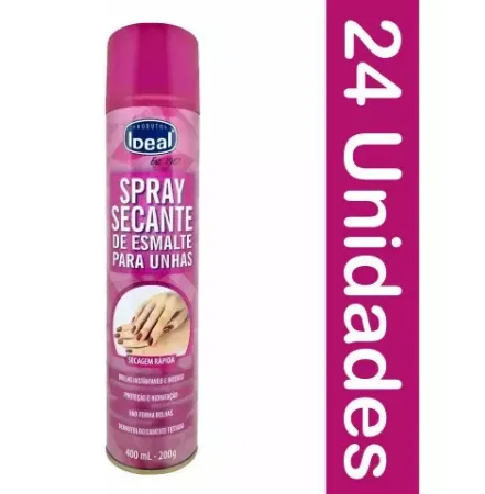 Ideal Spray Secante 400ml - 24 Unidades | Compre na Linda