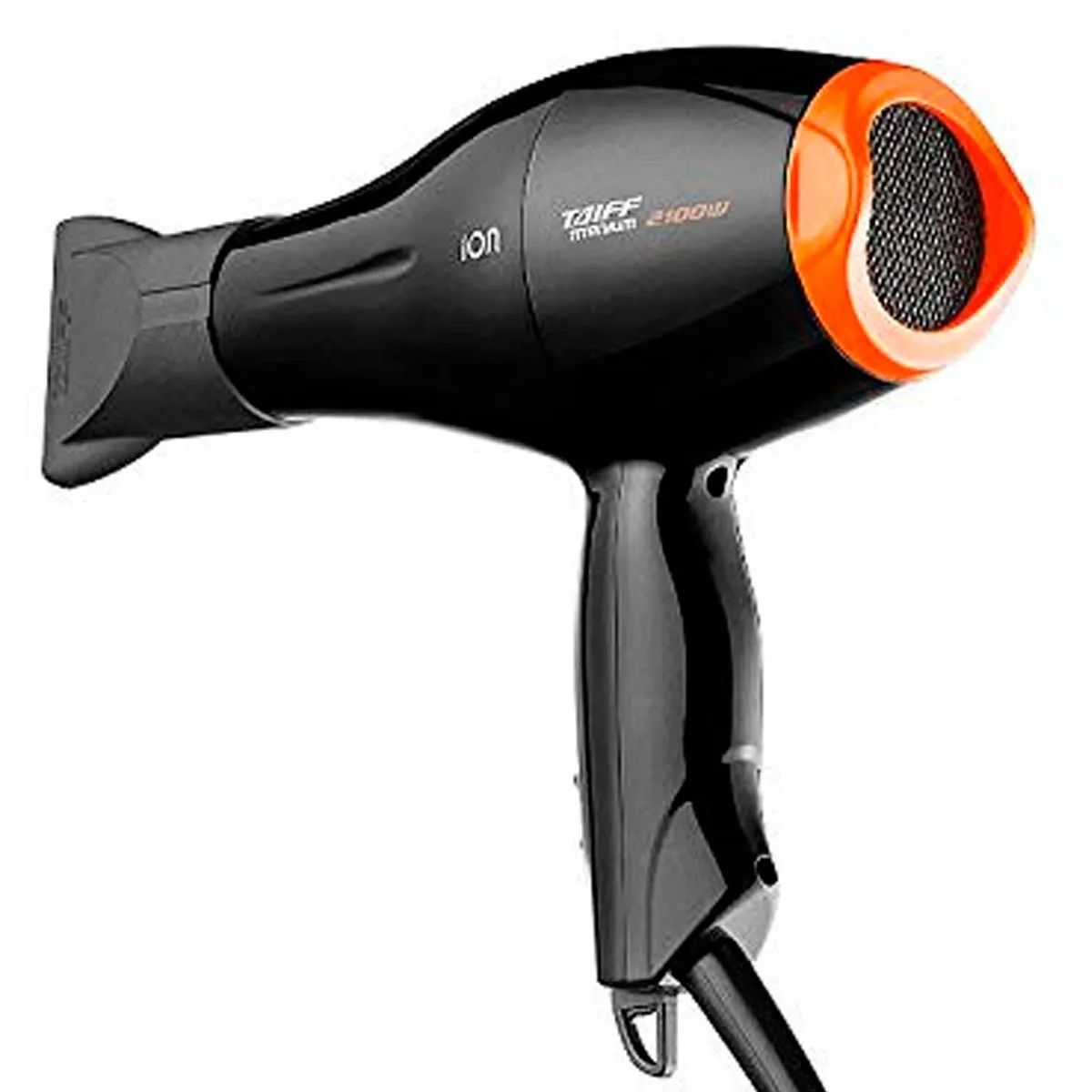 Secador de Cabelo Taiff Titanium Colors 2100w Preto e Laranja 220V