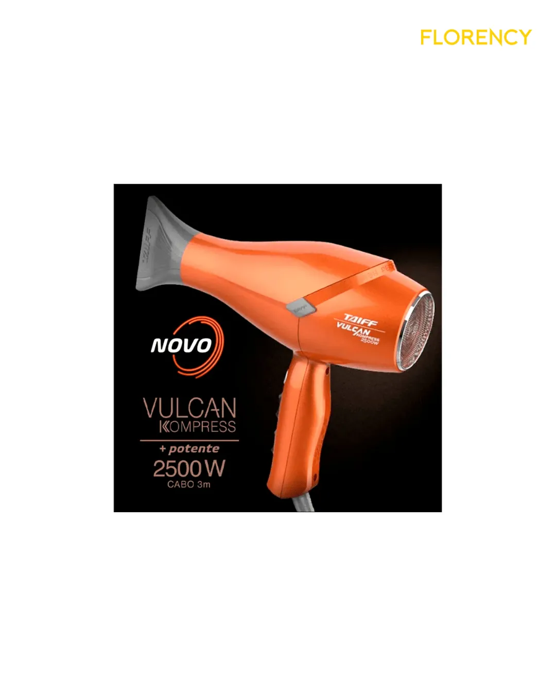 Secador Taiff Vulcan Kompress 2500W 220V