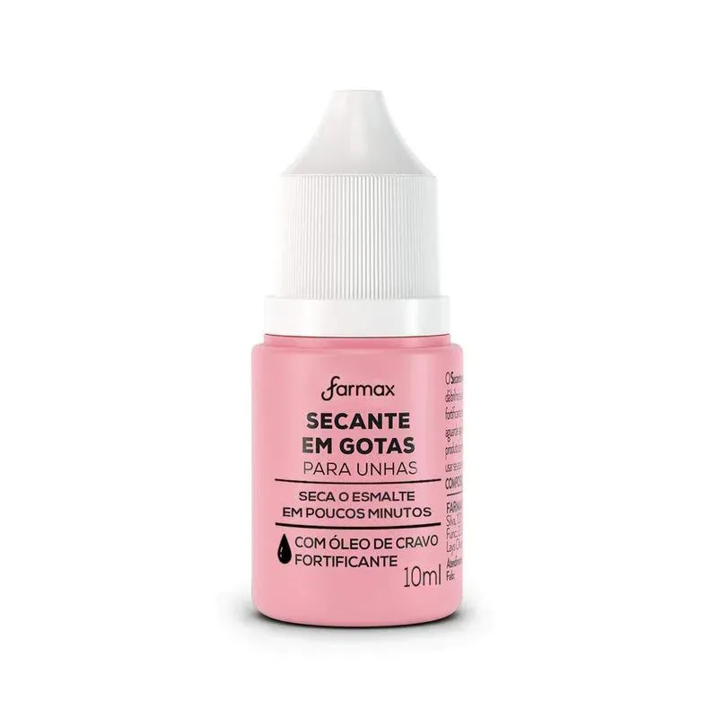 Secante de Esmaltes em Gota Farmax 10ml