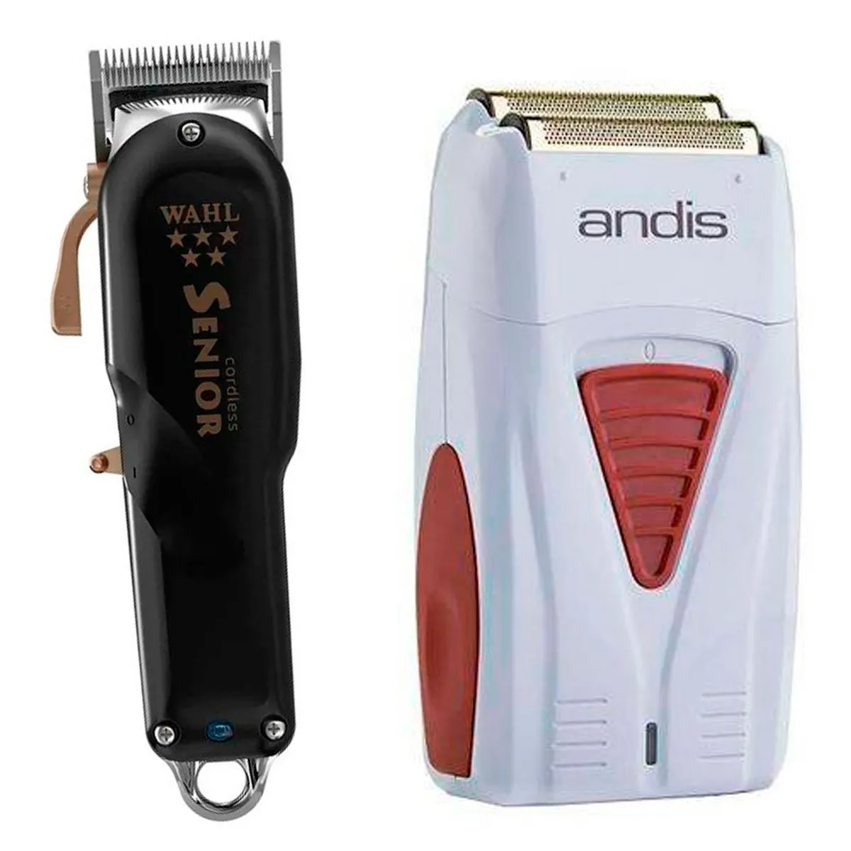 Kit Máquina Senior Black Cordless + Andis Profoil Shaver Bivolt