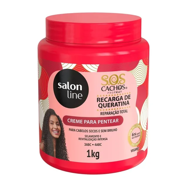 Creme Pentear Salon Line Recarga Queratina 1Kg