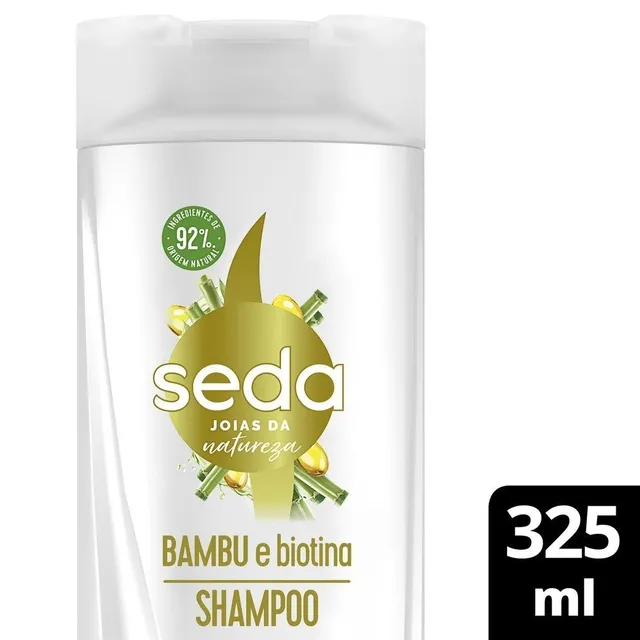 Shampoo Seda Recarga Natural Bambu e Biotina 325ml