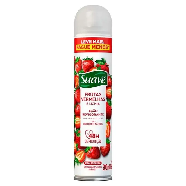 Desodorante Suave Aero Frutas Vermelhas 200ml
