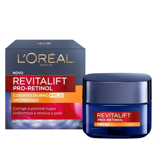 Creme Facial Antissinais L'Oréal Paris Revitalift Pro Retinol FPS20 49g