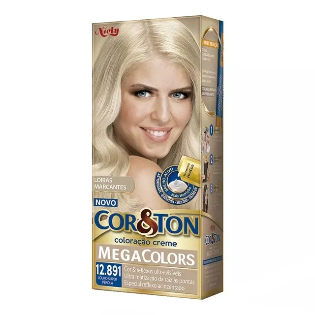 Niely Coloração Cor&Ton 12.891 Louro Super Pérola