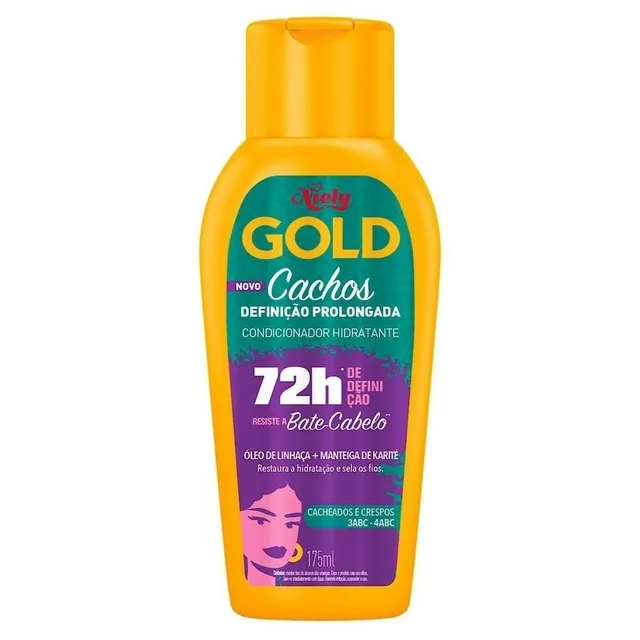 Condicionador Niely Gold 175ml Cachos Definição Prolongada