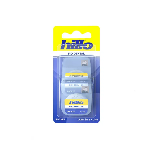 Fio Dental Hillo Pocket 2x25m