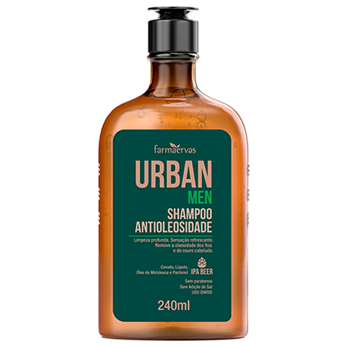Shampoo Antioleosidade Urban Men 240ml