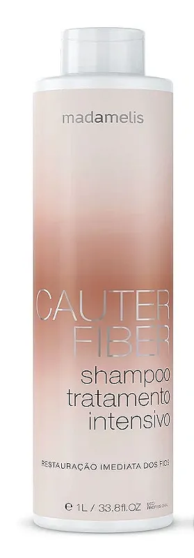 Shampoo Cauterizante Fiber - 1 Litro - Madamelis