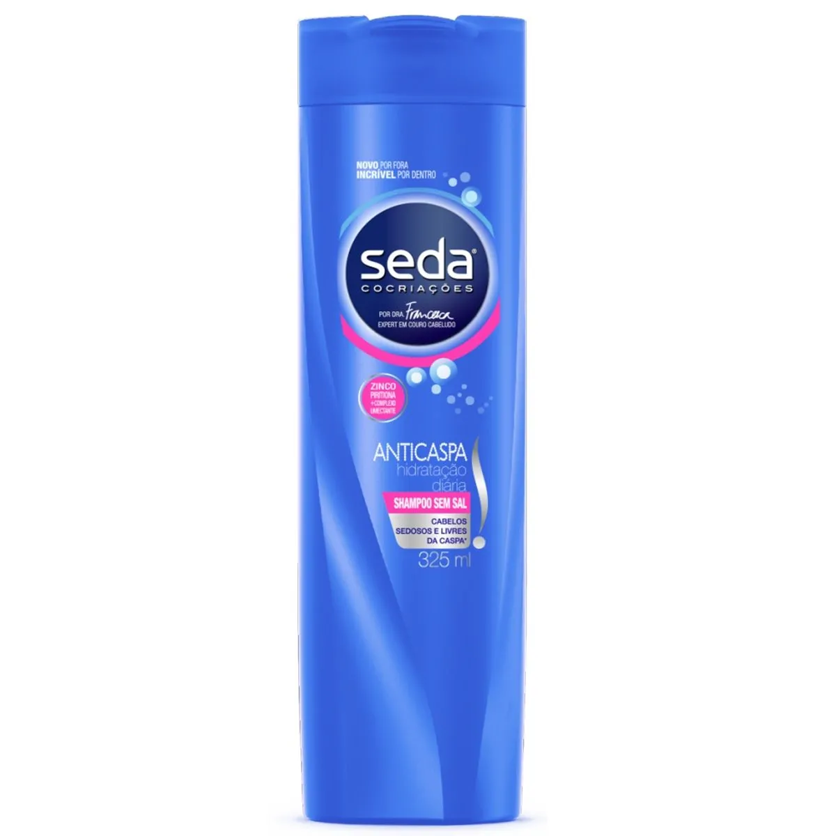 Shampoo Cocriações Anticaspa Hidratação Diária 325ml Seda