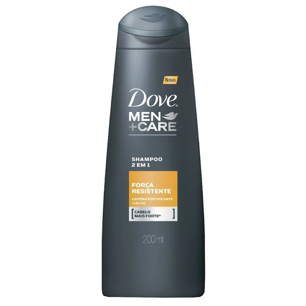 Shampoo Dove Men Care Shampoo 2 em 1 Força Resistente 200 ML