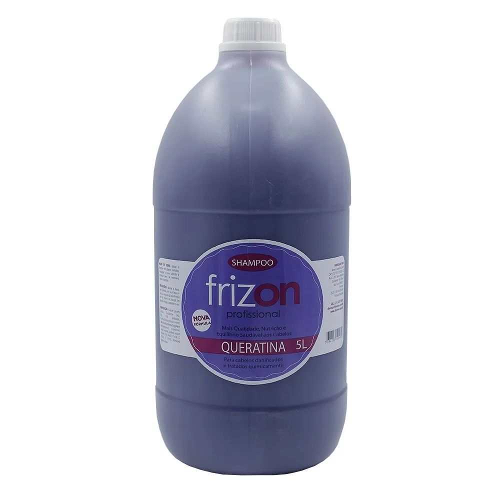 Shampoo Frizon Queratina Profissional Sem Sal 5 Litros