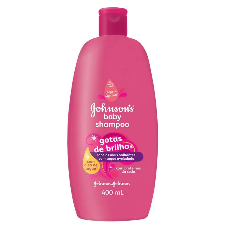 Shampoo Infantil Johnsons Baby Gotas De Brilho 400ML