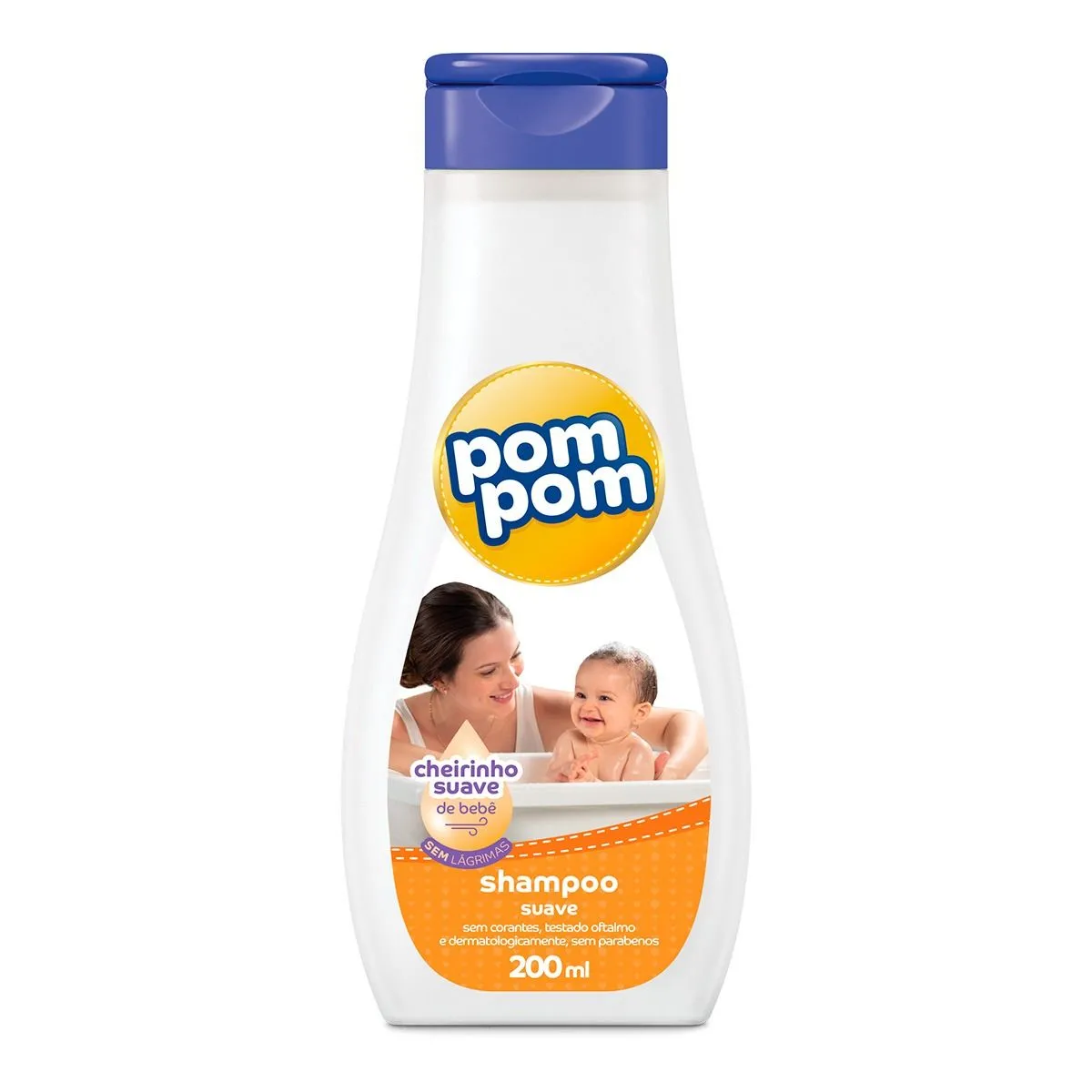 Shampoo Infantil Pom Pom Cheirinho Suave 200ml