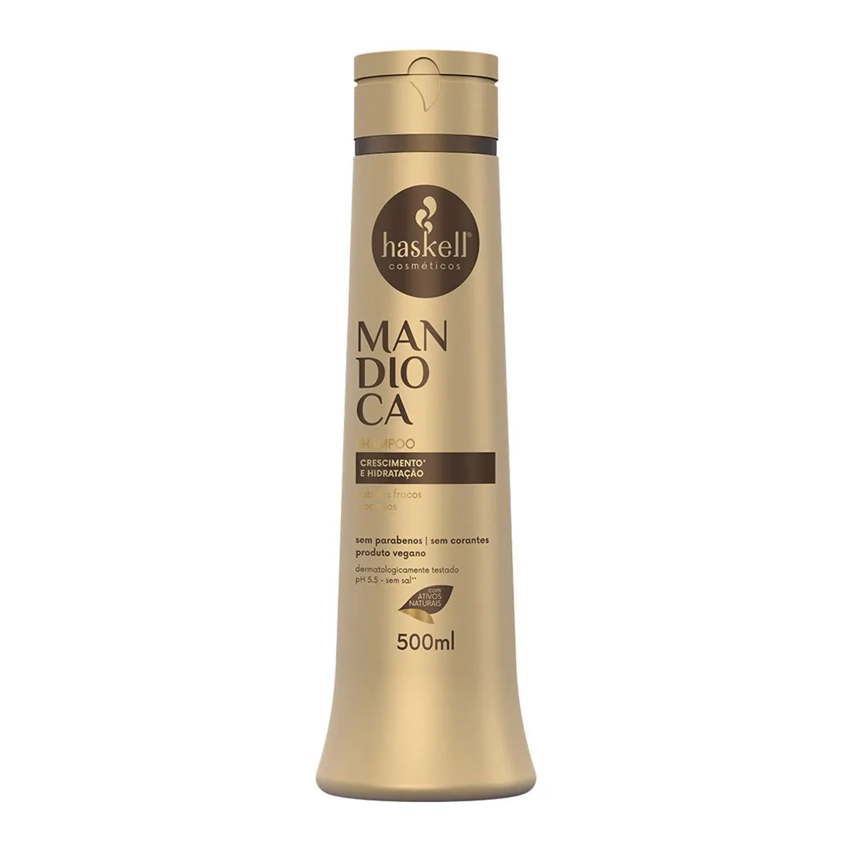Shampoo Mandioca Com 500ml Haskell