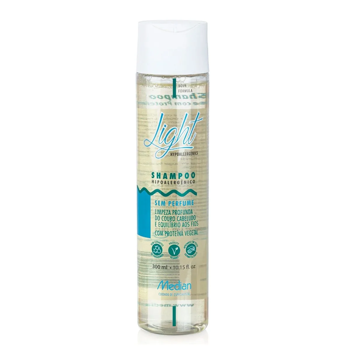 Shampoo Median Light Com Proteínas Sem perfume 300mL