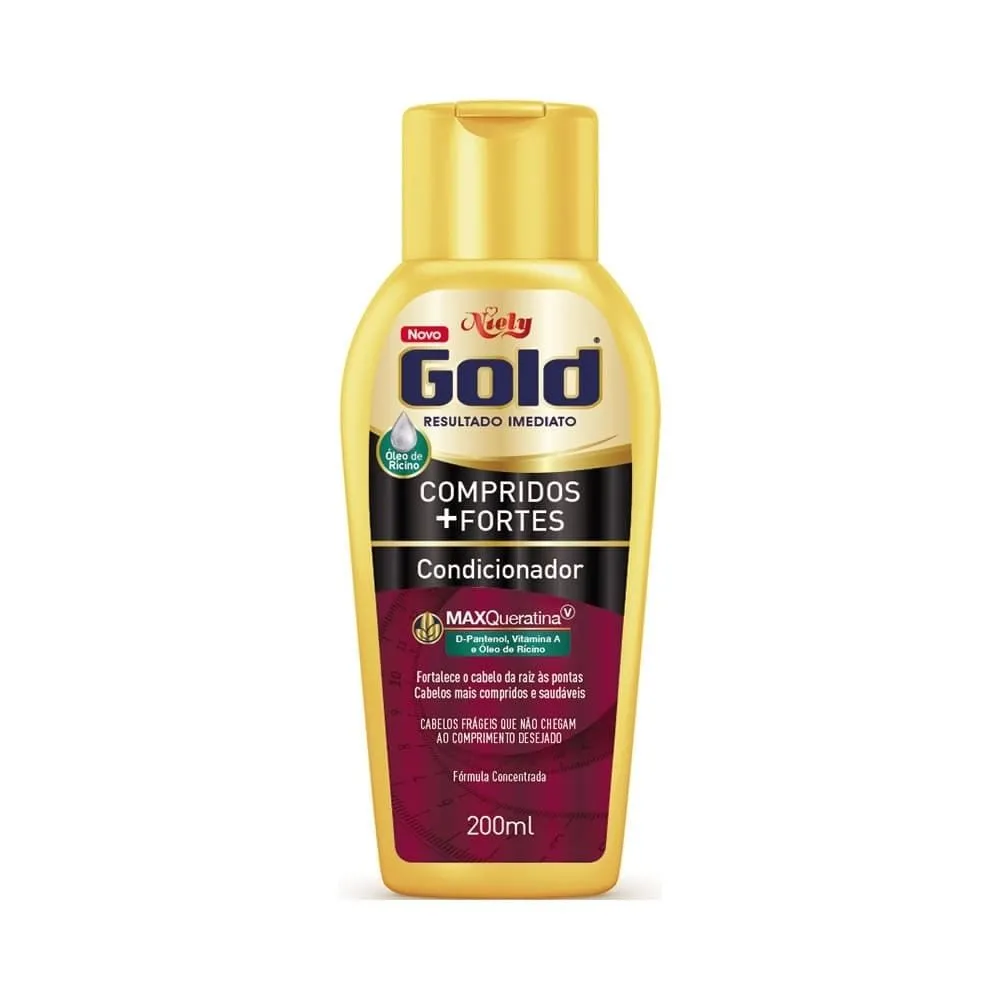 Shampoo Niely Gold Resistência Capilar 200ml