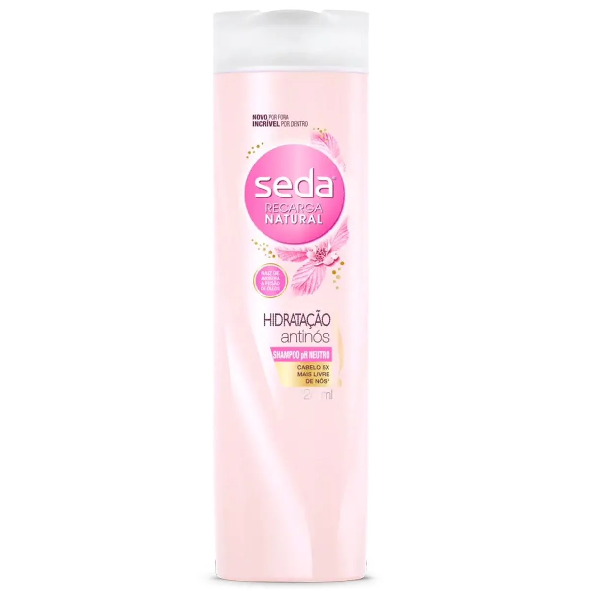 Shampoo Recarga Natural Hidratação Antinós 325ml Seda