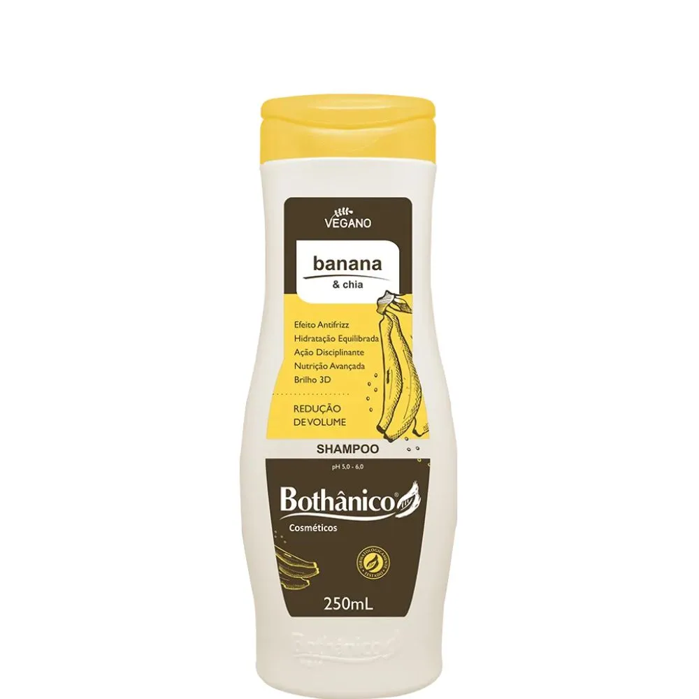 Shampoo Banana e Chia Bothânico 250ml