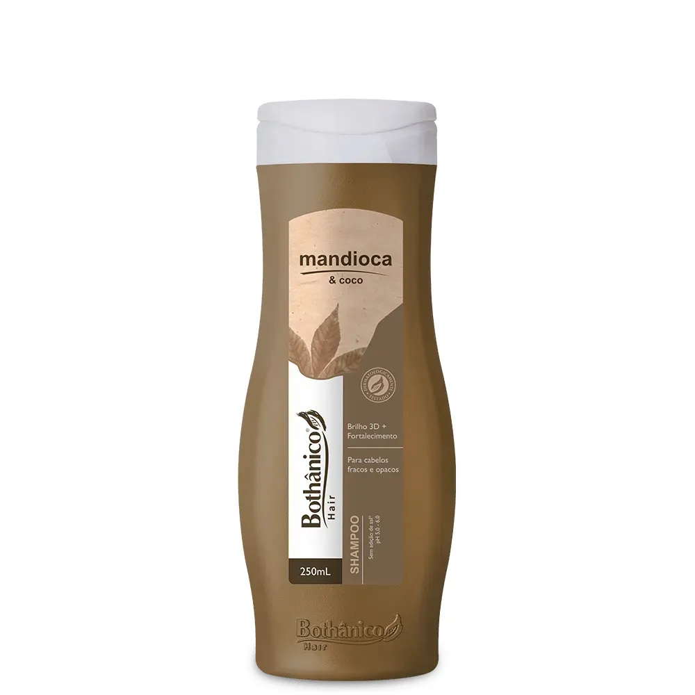 Shampoo Bothânico Mandioca & Coco 250ml