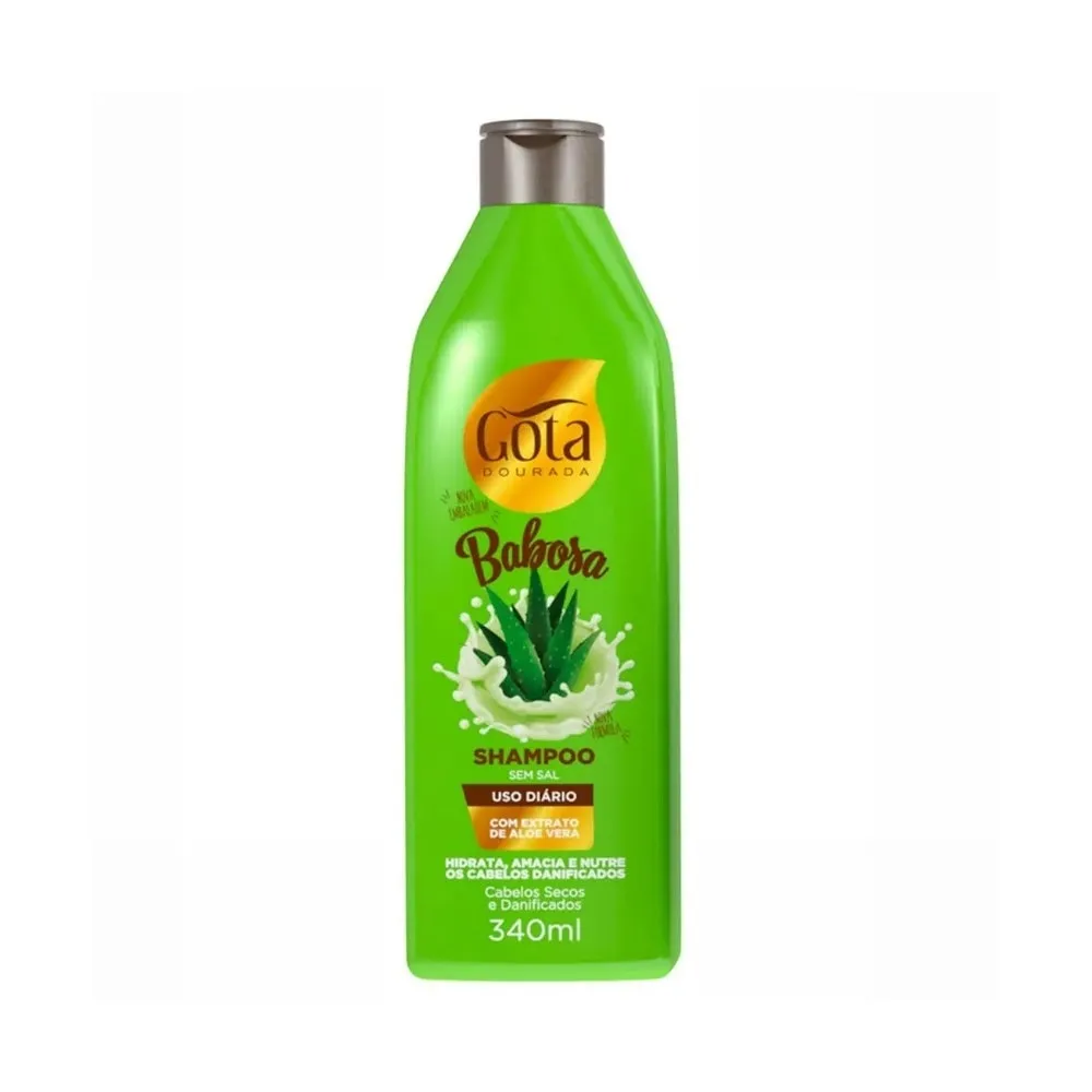 Shampoo Gota Dourada Babosa 340Ml