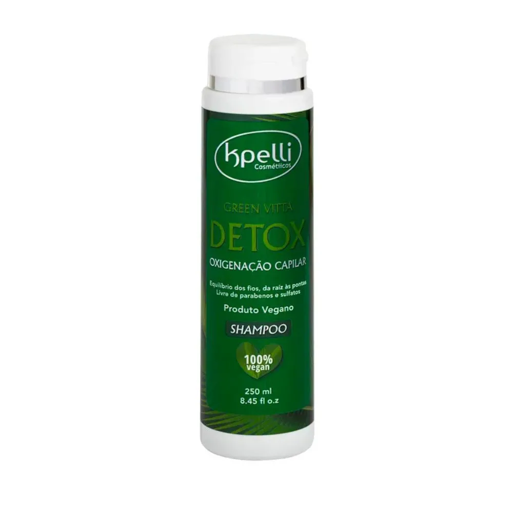 Shampoo Green Vitta Detox Kpelli Cosméticos 250ml