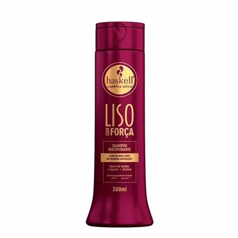 Shampoo Haskell 300ml Liso com Força