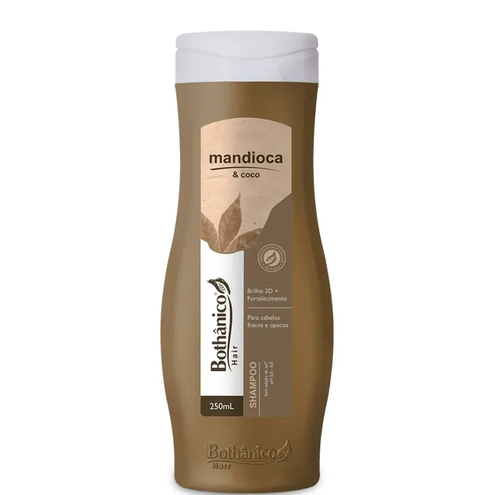 Shampoo Mandioca e Coco Bothânico 250ml